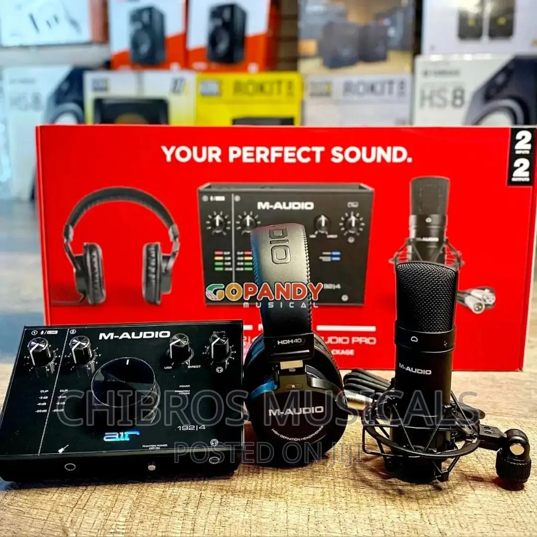 M Audio Air 192/4 Vocal Studio Pro Studio Bundle Soundcard
