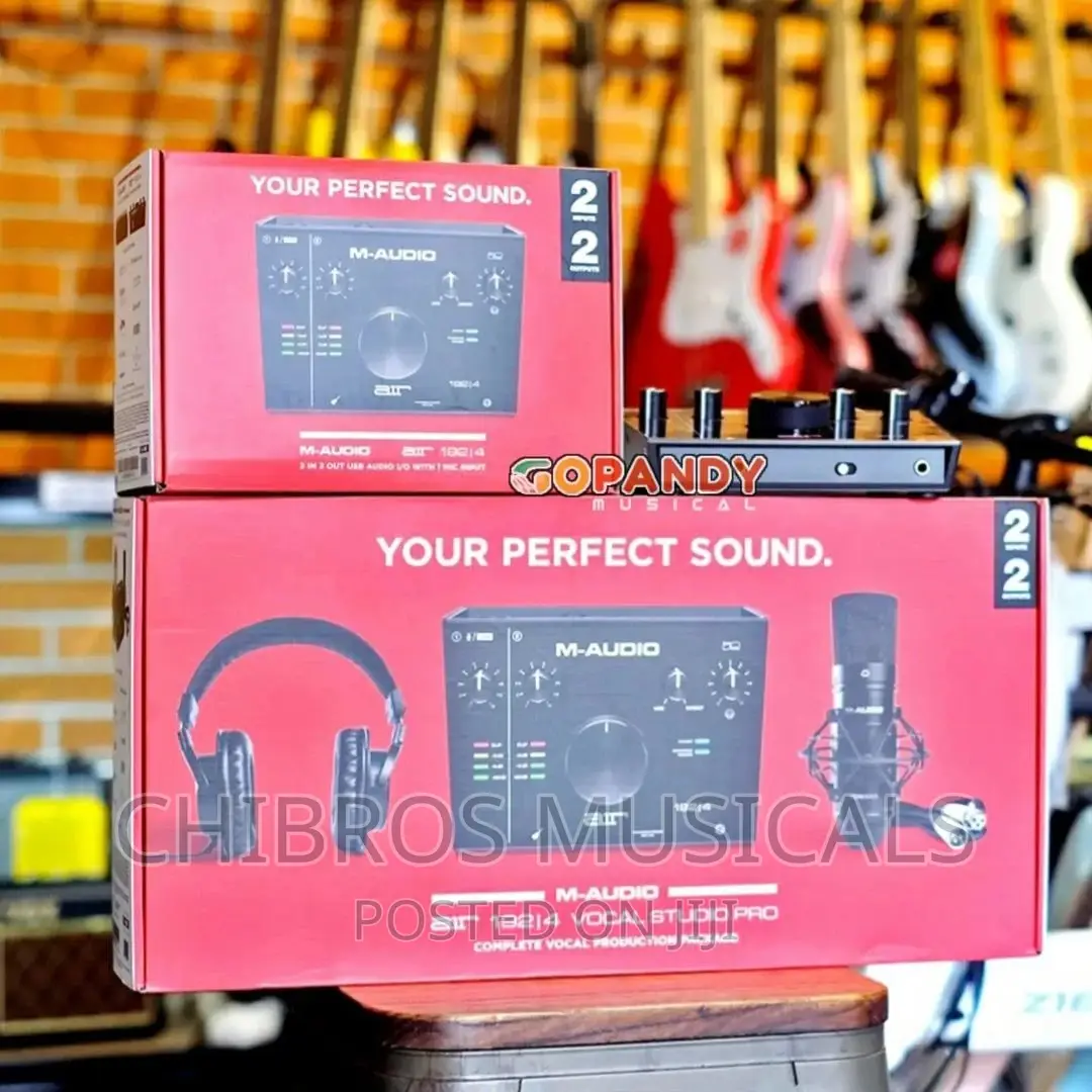 M Audio Air 192/4 Vocal Studio Pro Studio Bundle Soundcard