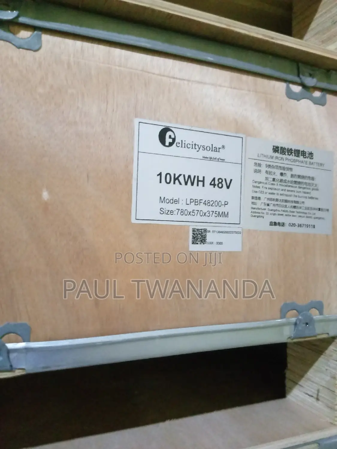 10kwh 48v Felicity Lithium Ion Battery