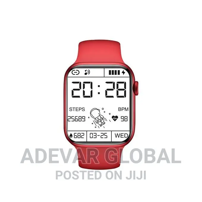 T900 Pro Max Smartwatch Series 7 - Latest Edition -Red