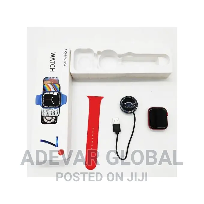 T900 Pro Max Smartwatch Series 7 - Latest Edition -Red
