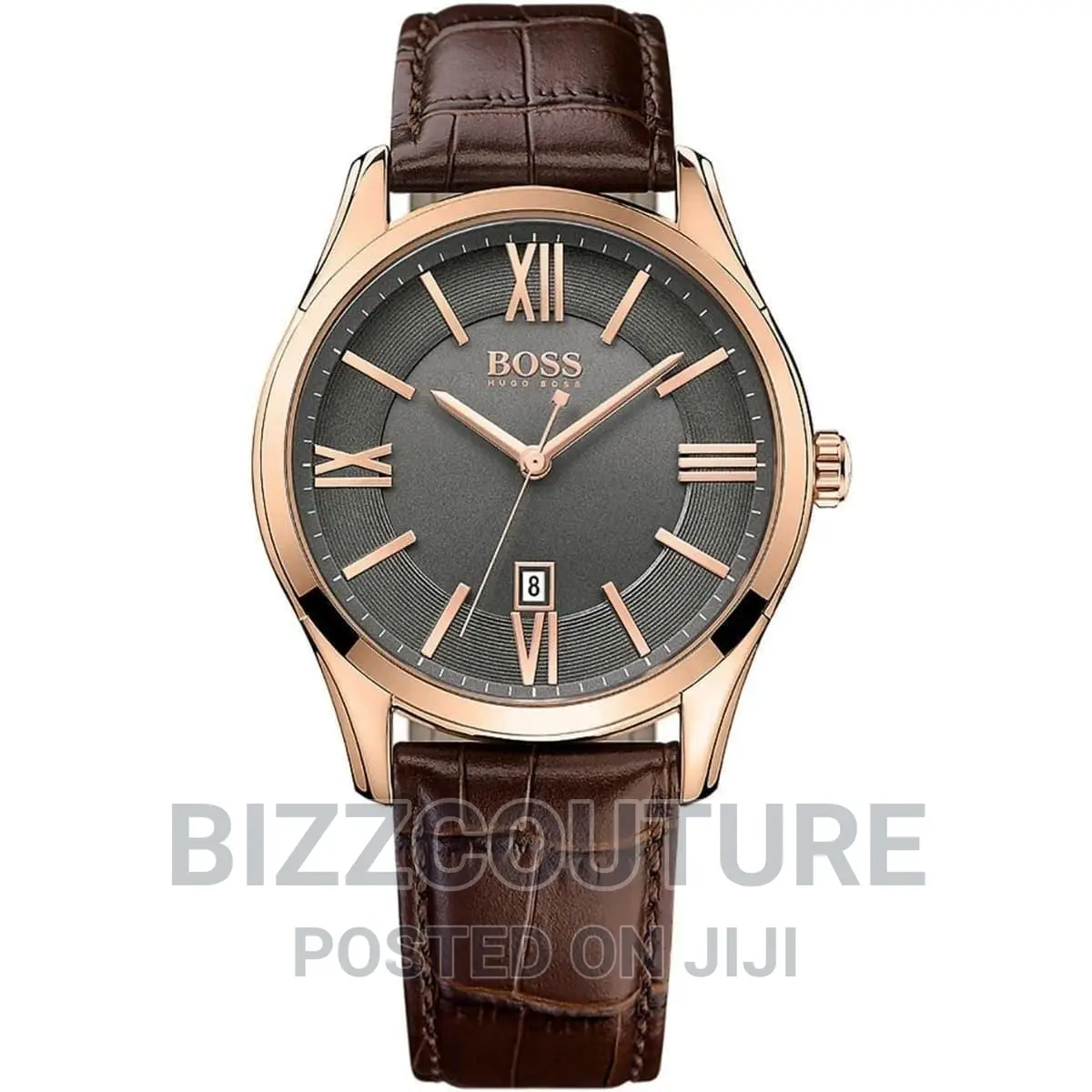 Original BOSS Leather Strap Watch Available in Store