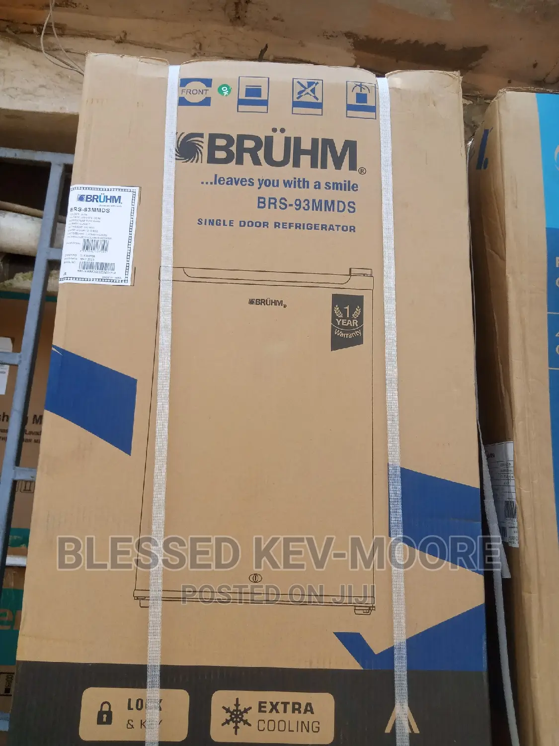 Brand New Bruhm One Door Fridge