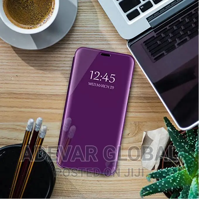 Oppo F5/A75/A75t/A73 Mirror Leather Case Pouch - Purple