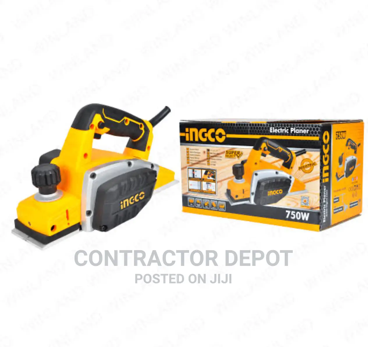 INGCO Electric Wood Planer Woodworking 750W PL7508