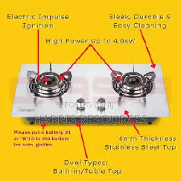 Qasa Qg C-Premium Gas Cooker - Automatic Ignition