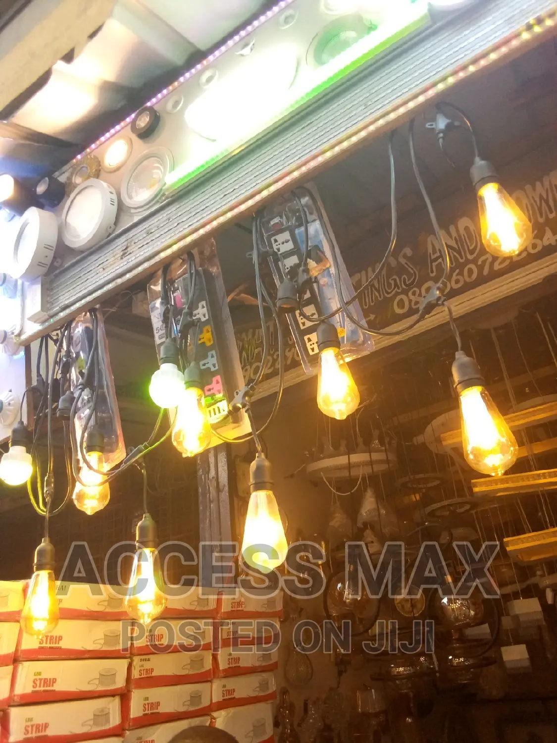 Black Rop Light. 10 Lampholder