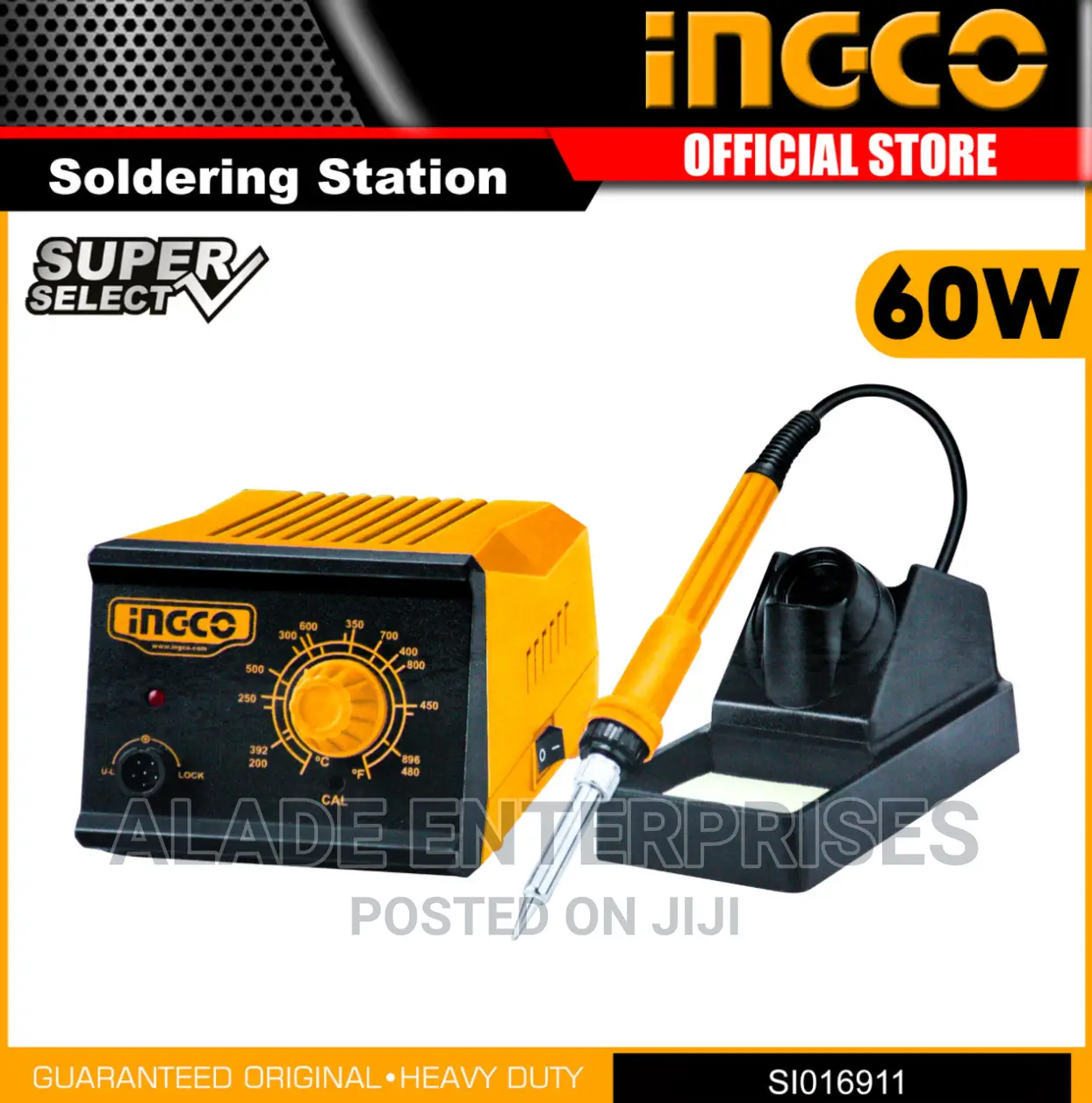 INGCO Digital Soldering Iron With Station 60W SI016911