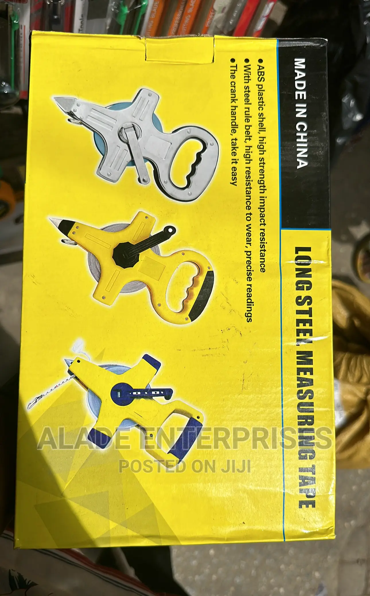 50m Stainless Steel Measuring Tape Portable Stainless Steel