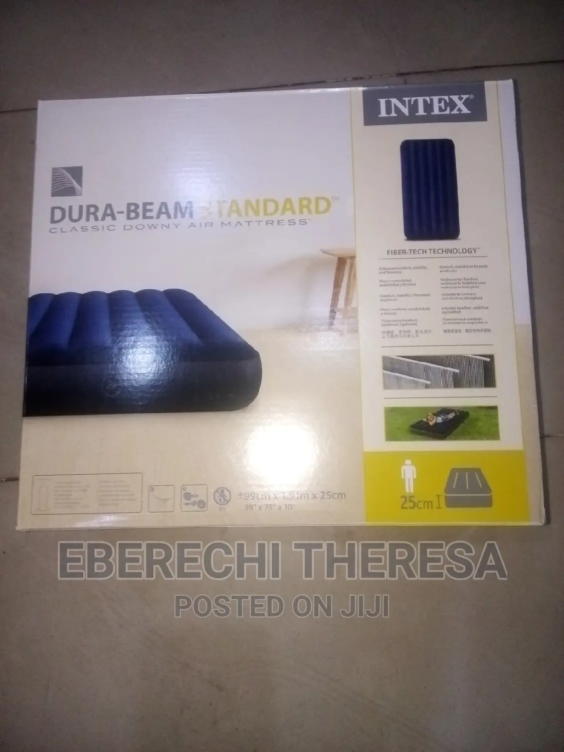 STANDARD DURA BEAM Inflatable Bed With Two Pillow