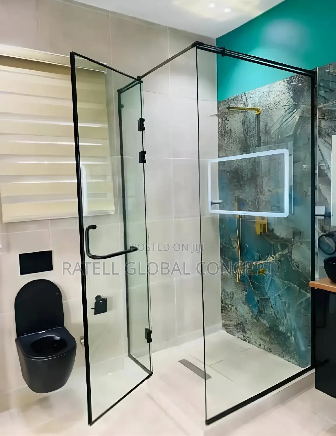 10mm Tampered Shower Glass Cubicle (Constructed Glass)