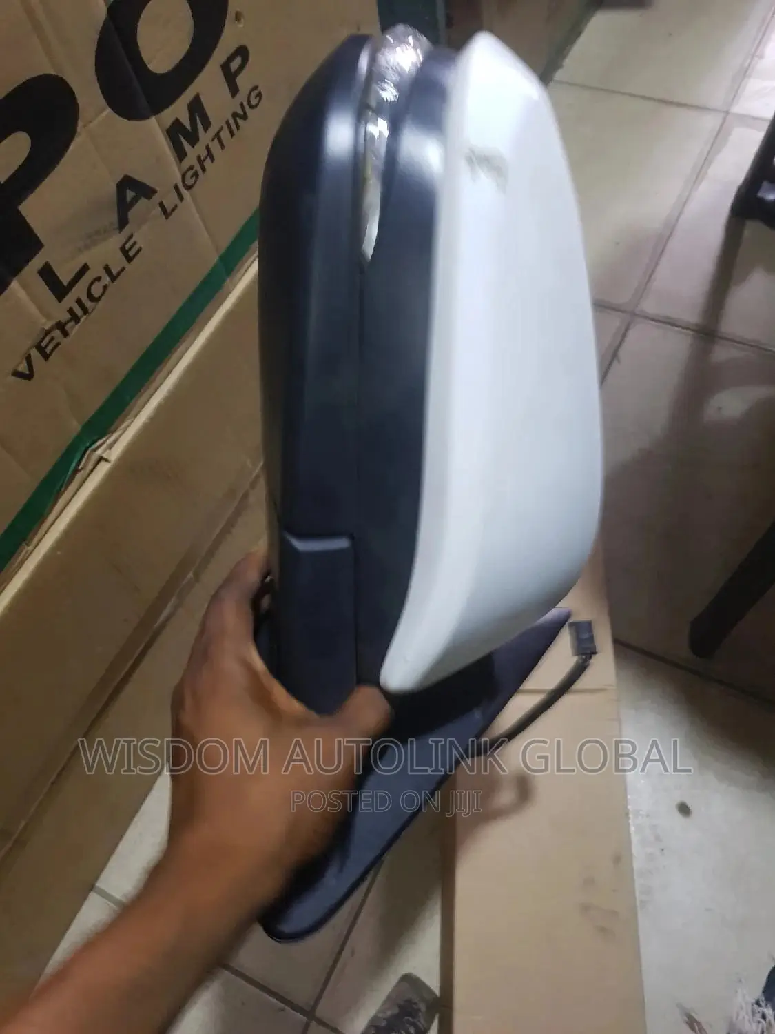 Side Mirror for Toyota Highlander 2015-2018 Wit Trafficator