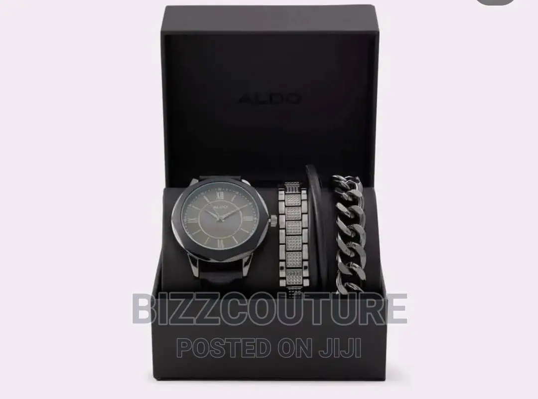 Original ALDO Men's Watch and Bracelet Set Available Instore