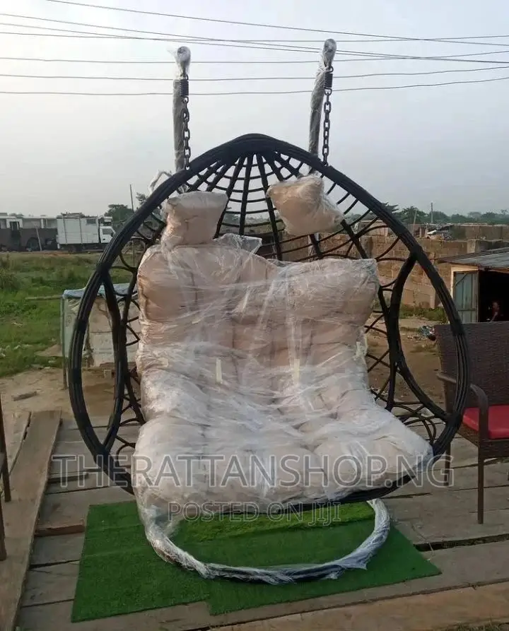 Double Seater, Rattan Swing Chairs