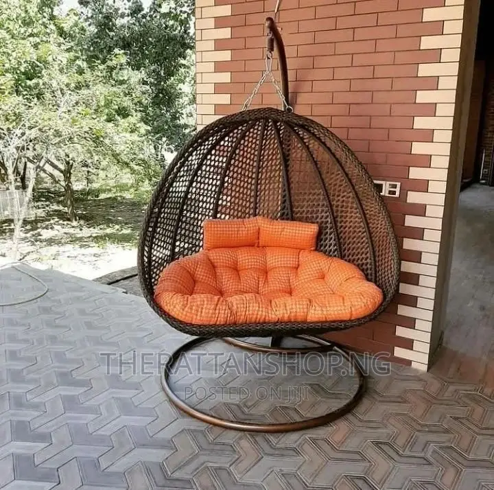 Double Seater, Rattan Swing Chairs