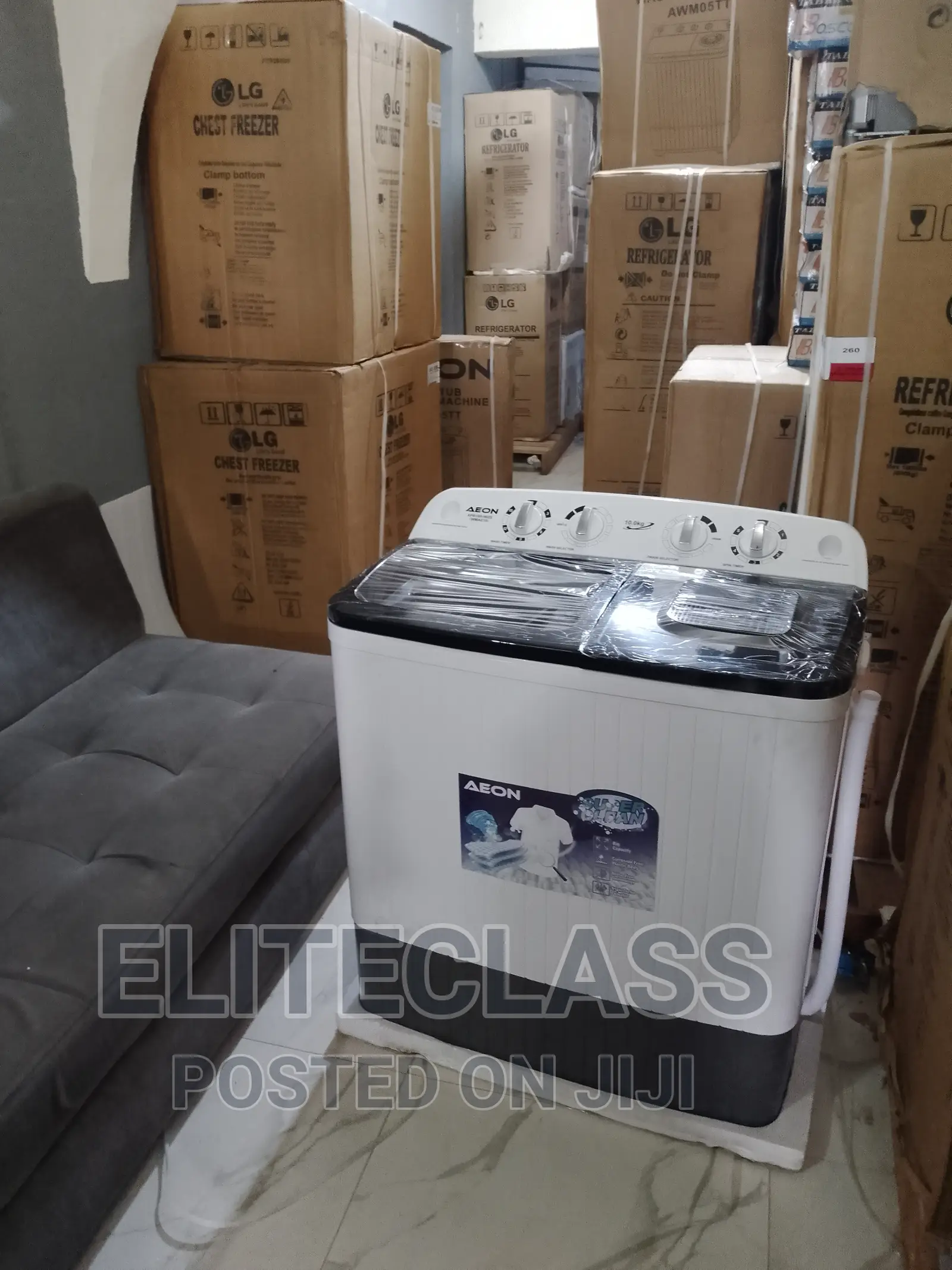 The New 10kg Aeon Semi Automatic Washing Machine Xpb100-962s