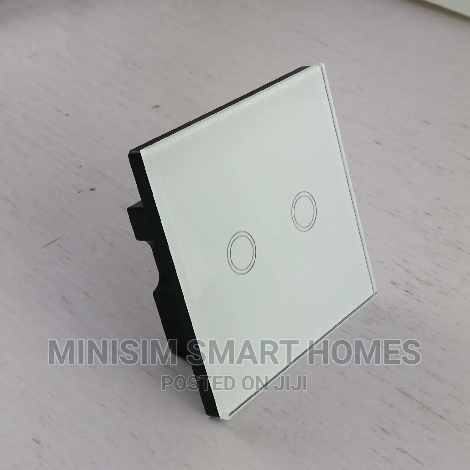 2 Gang Smart Wi-fi Switch - Luxury Crystal Glass Panel