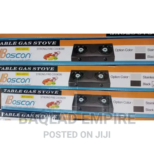 Boscon Double Face Stainless Steel Gas Burner