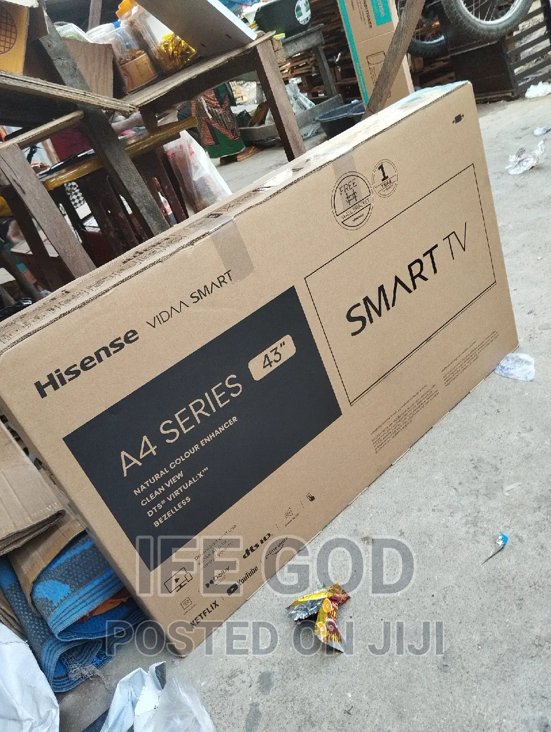 Original Hisense 43" Smart Netflix Youtube Bluetooth USB