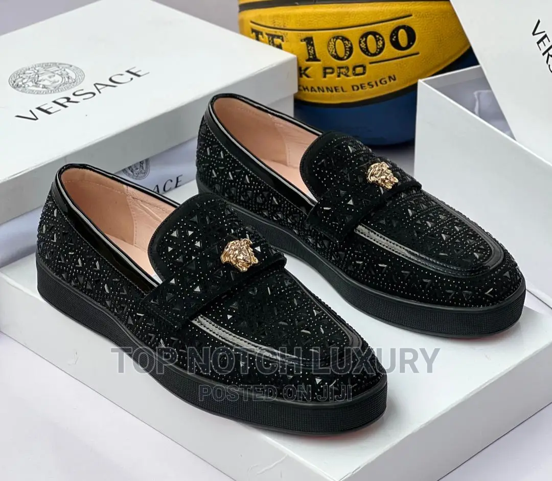 Versace Men Luxury Designer Flat Shoe