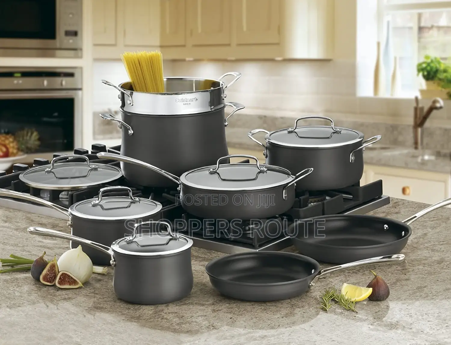 Cuisinart 13-Piece Hard Anodized Contour-Stainless-Steel Set