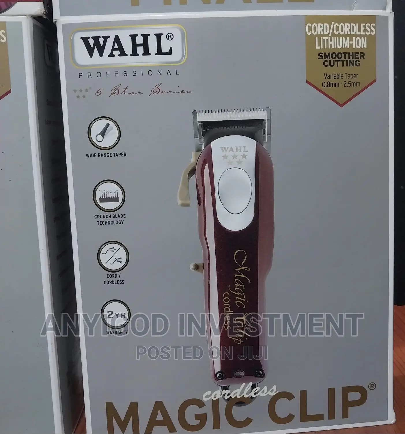 Wahl Magic Clip 5-Star Rechargeable Cordless Hair Clipper