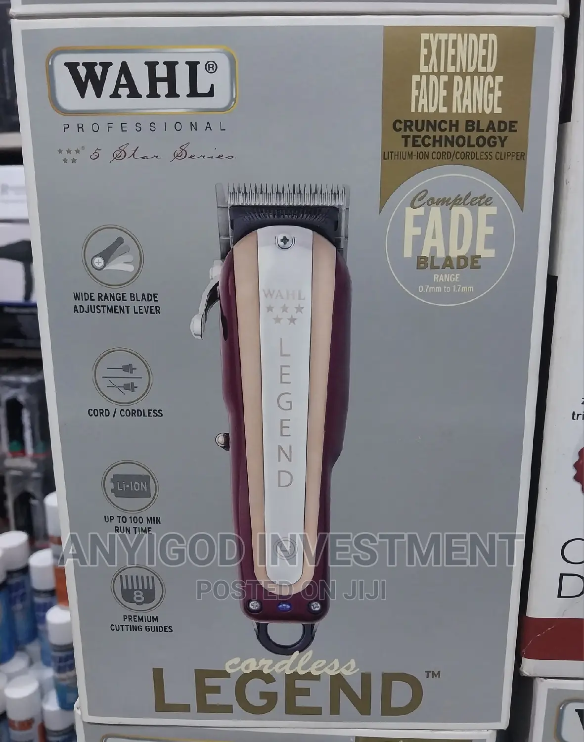 Wahl Legend Cordless Rechargeable Clipper (5-Star)