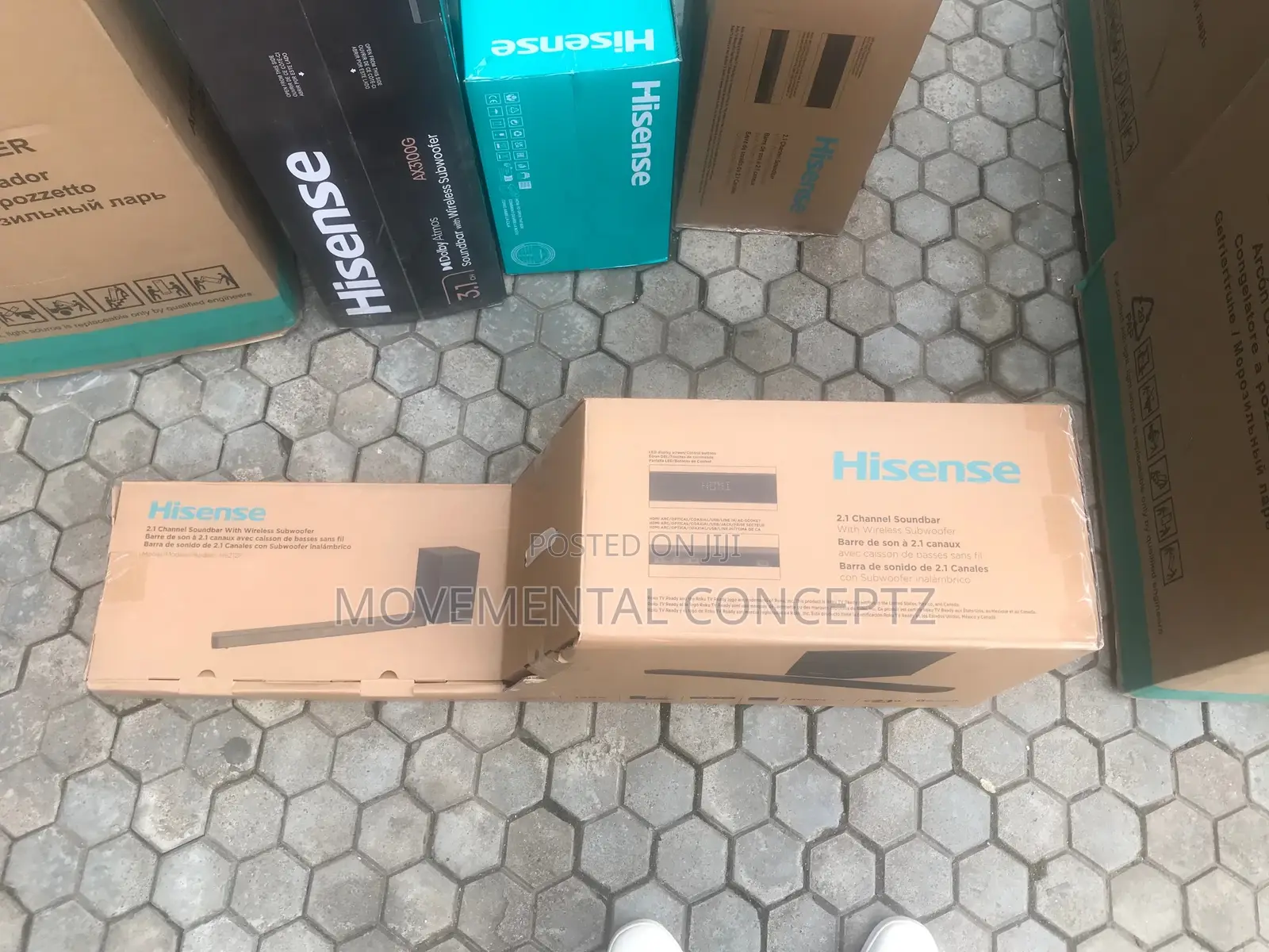Hisense 2.1 Channel Soundbar With Wireless Subwoofer