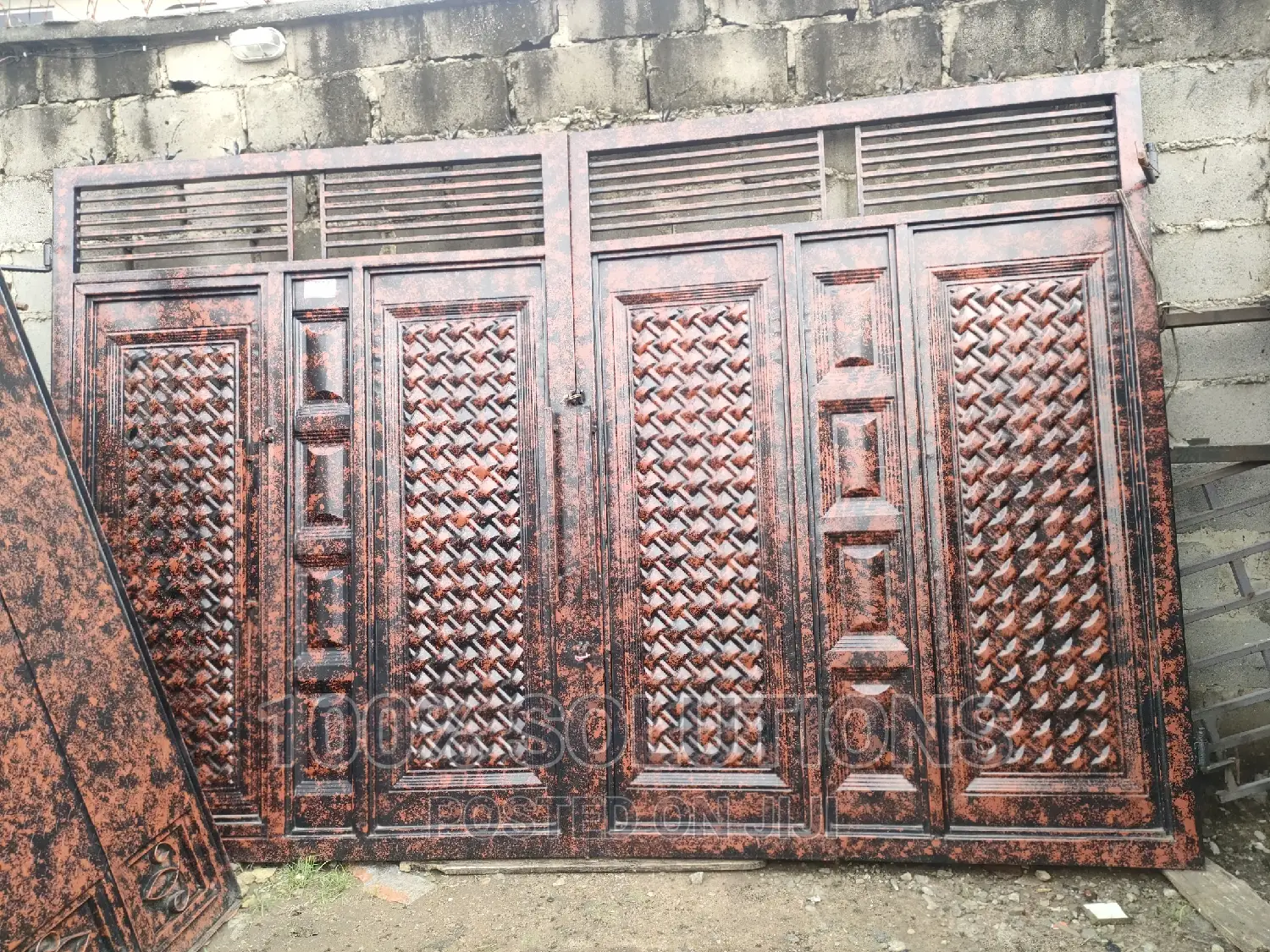 12ft by 8ft Standard Brown Gate for Sale