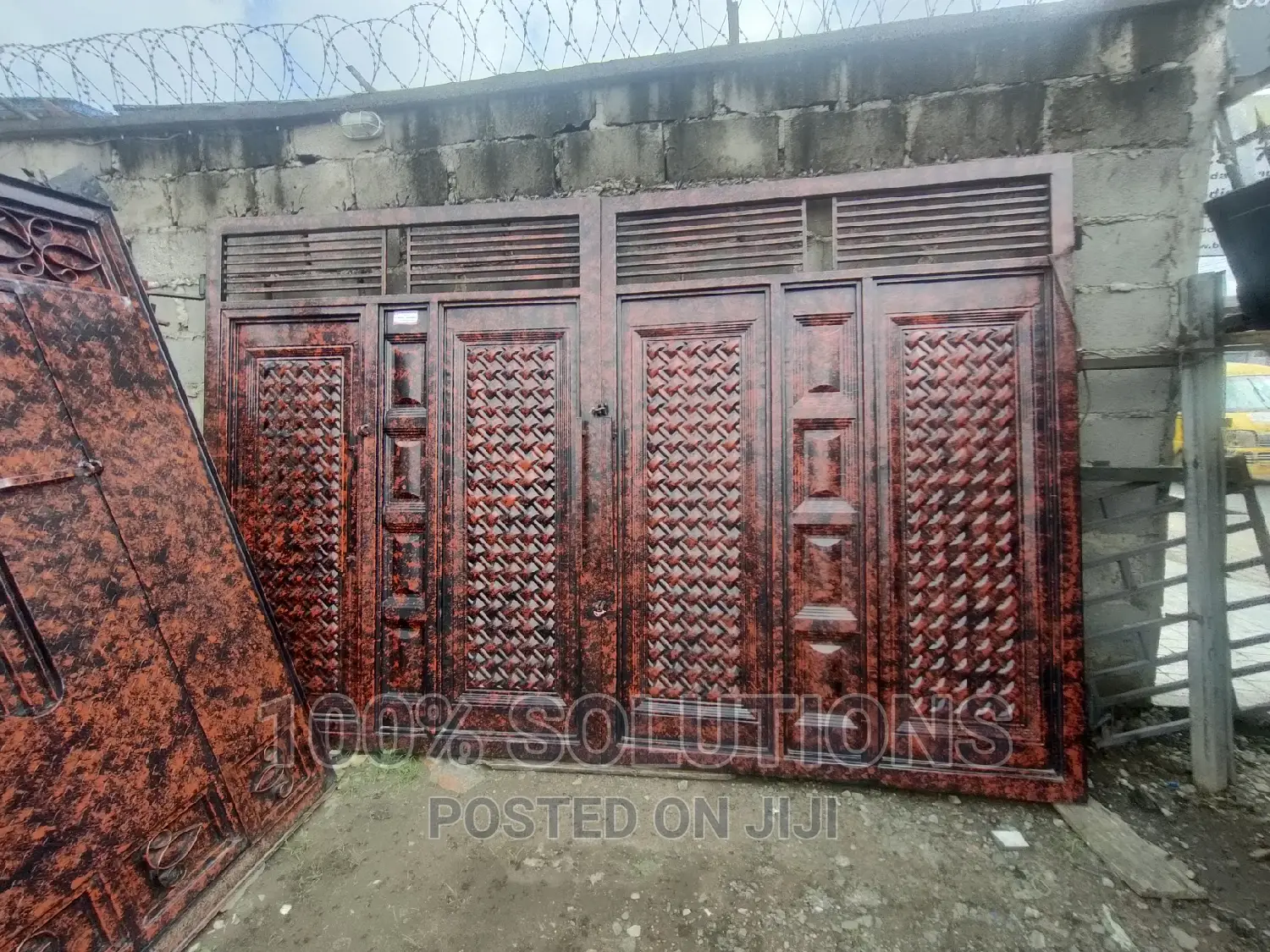 12ft by 8ft Standard Brown Gate for Sale