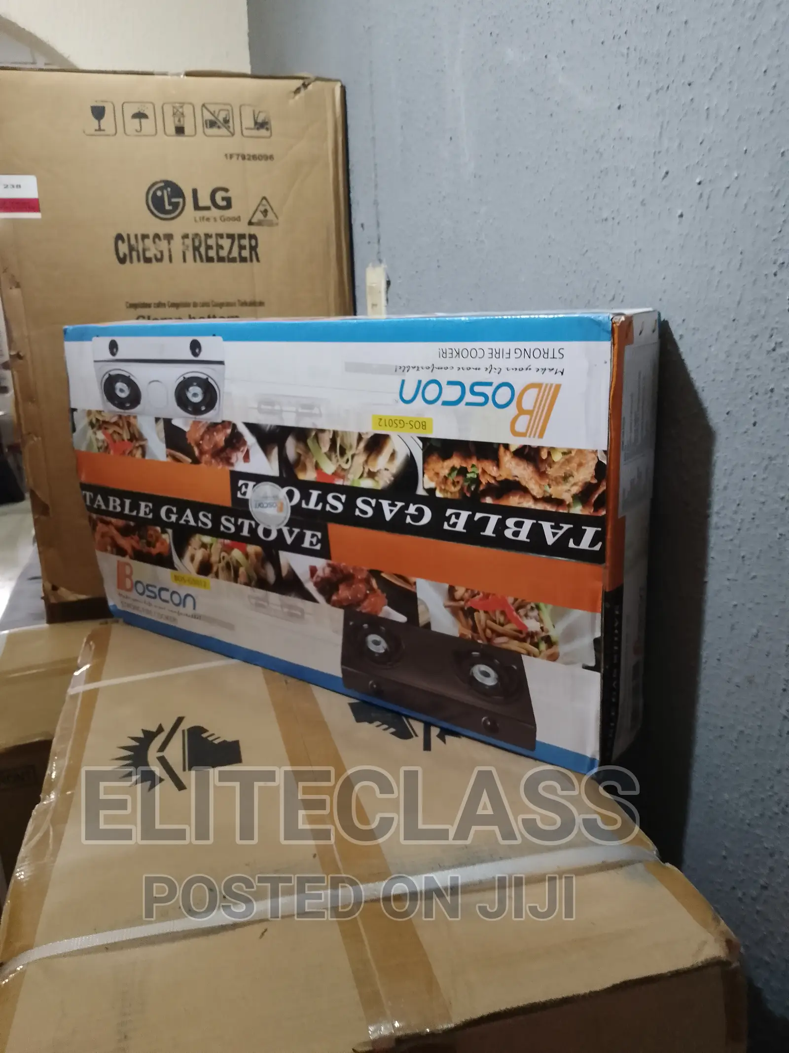 New 2 Burner Boscon Table Top Gas Cooker -''Bos-Gs012s