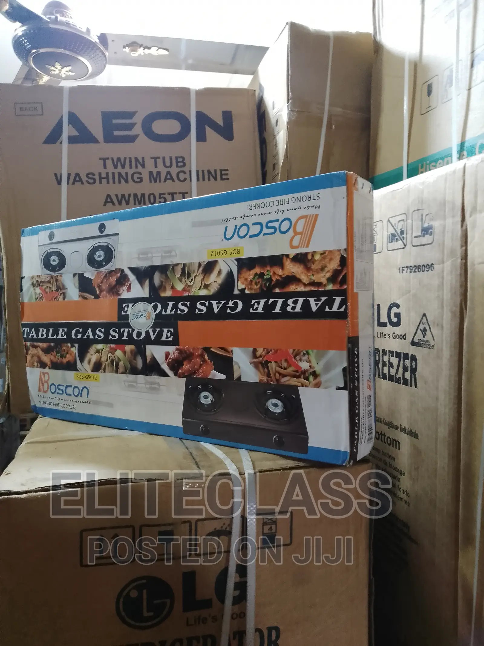New (Bos-Gs012s) Boscon Table Top Gas Cooker