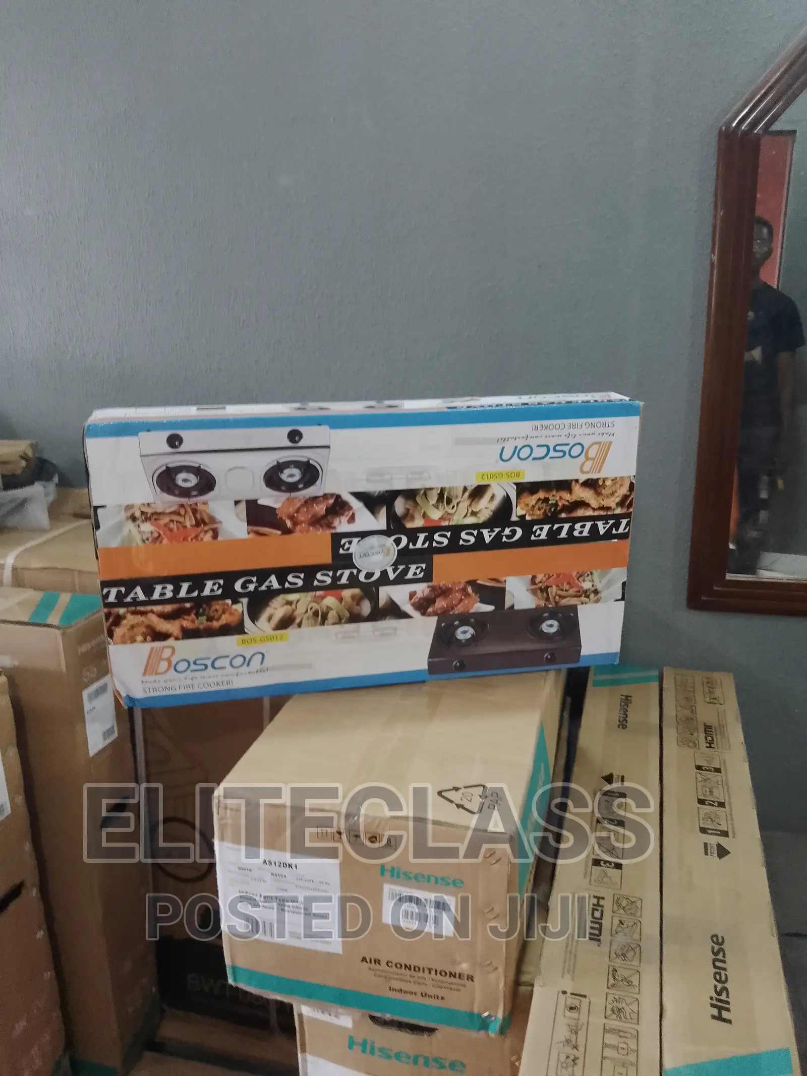 Brand New 2 Burner Boscon Table Top Gas Cooker ''Bos-Gs012s