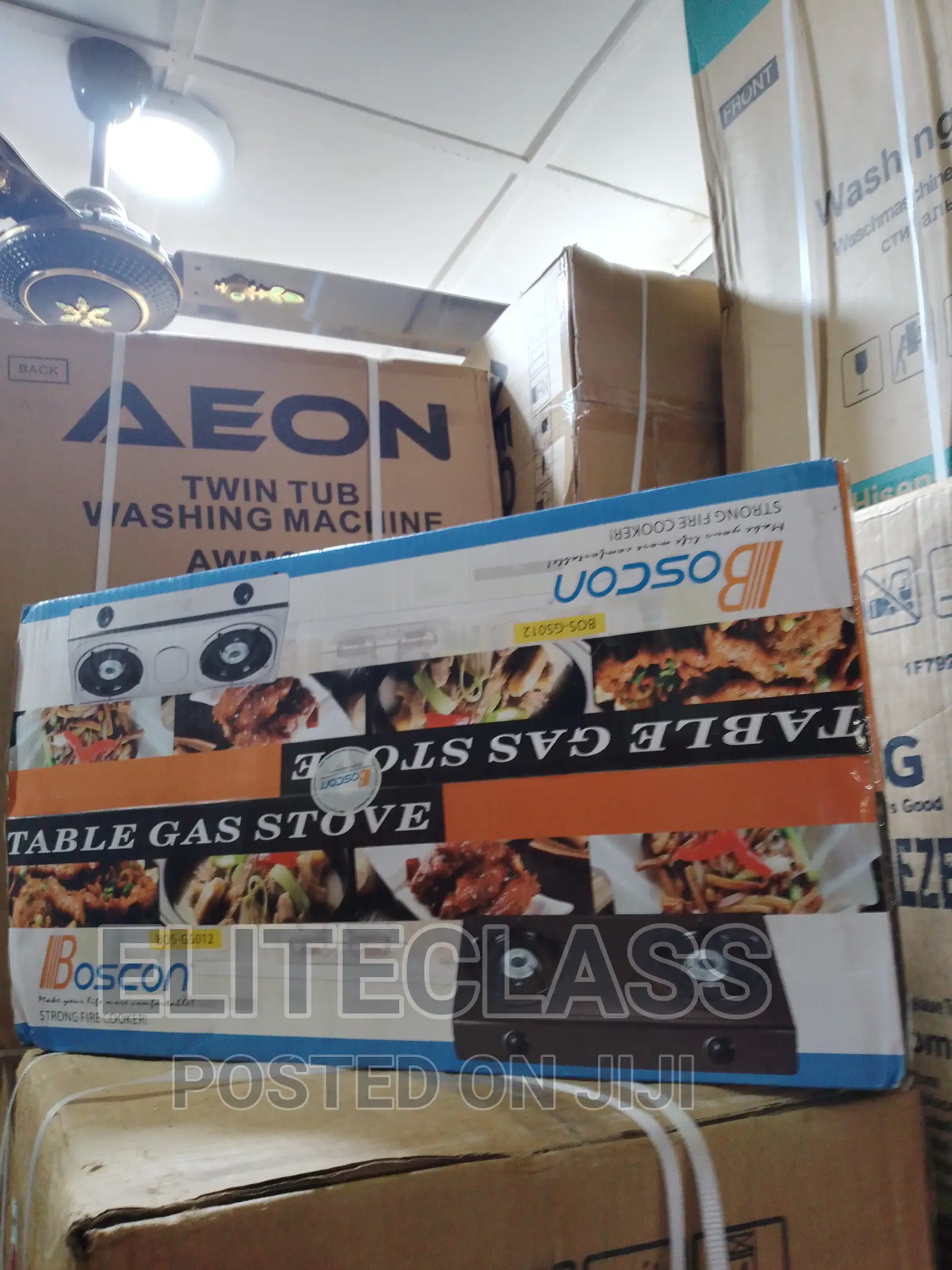 Brand New (Bos-Gs012s) Boscon Table Top Gas Cooker