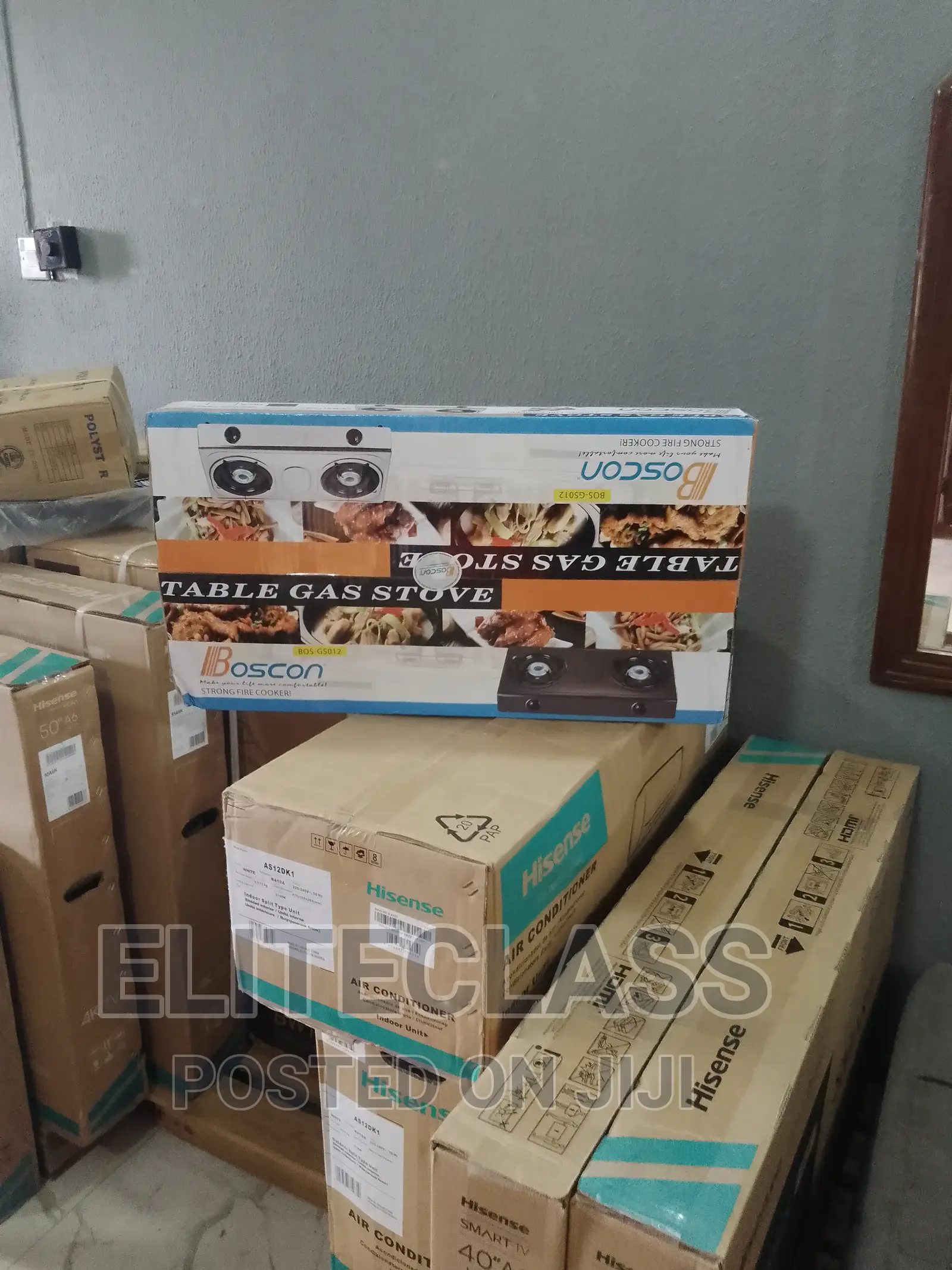 Brand New (Bos-Gs012s) Boscon Table Top Gas Cooker