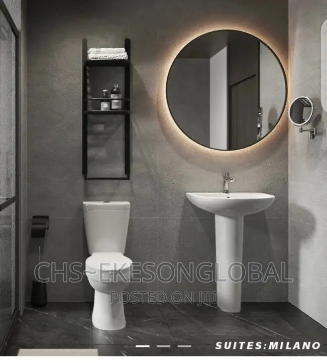 Wc And Wash Hands Basin