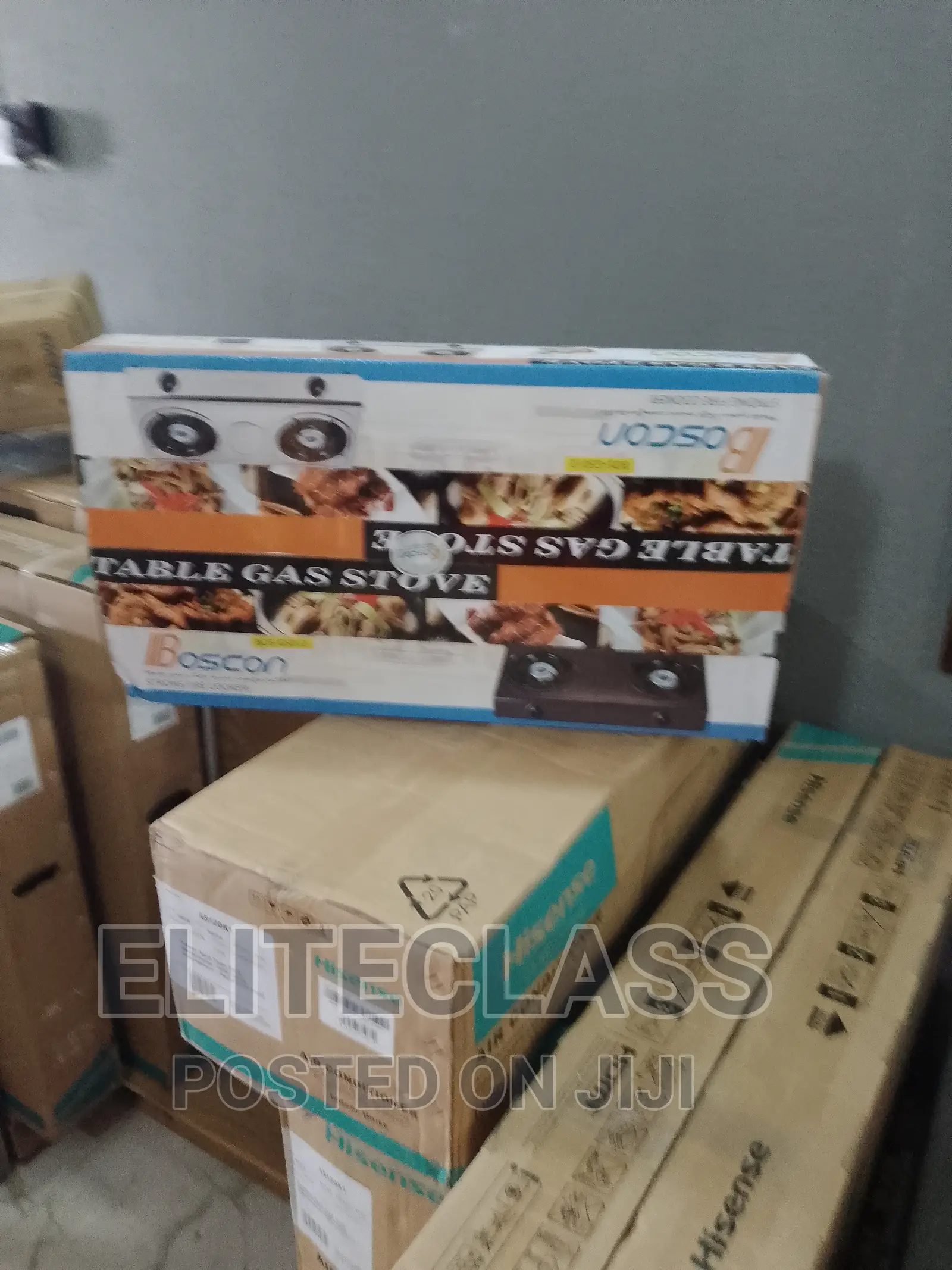 Two-Burner Boscon Table Top Gas Cooker (Bos-Gs012s)