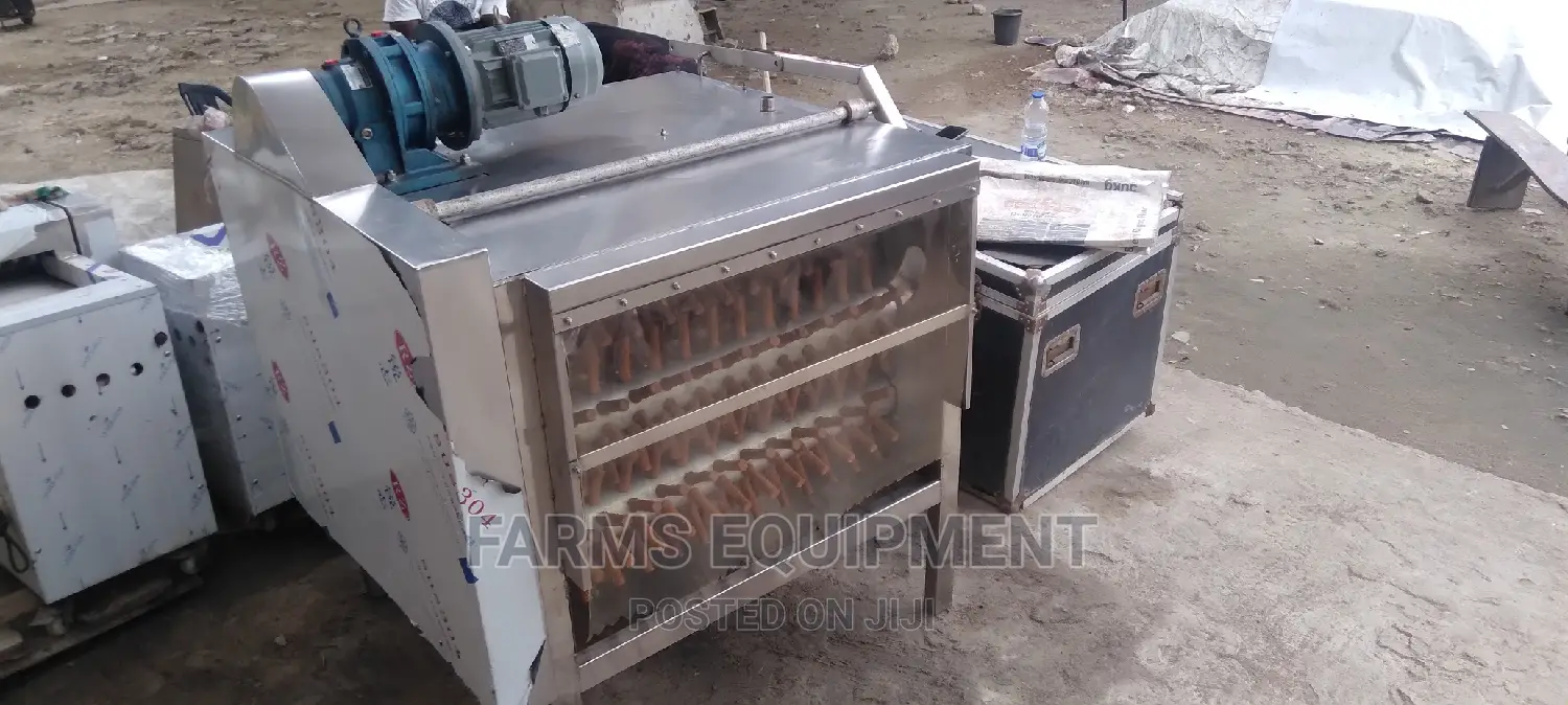 Industrial Defeathering Machine (Chicken Processing)