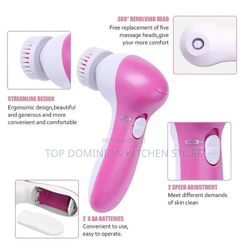 5in1 Electric Facial Cleanser Wash