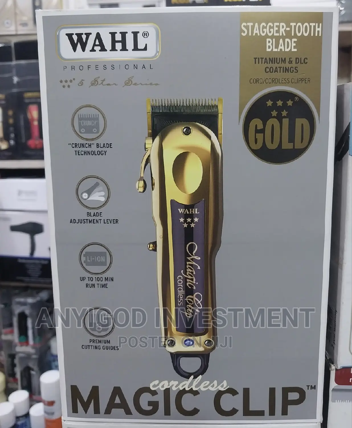 Wahl 5-Star Magic Clip Cordless ( Limited Gold Edition)