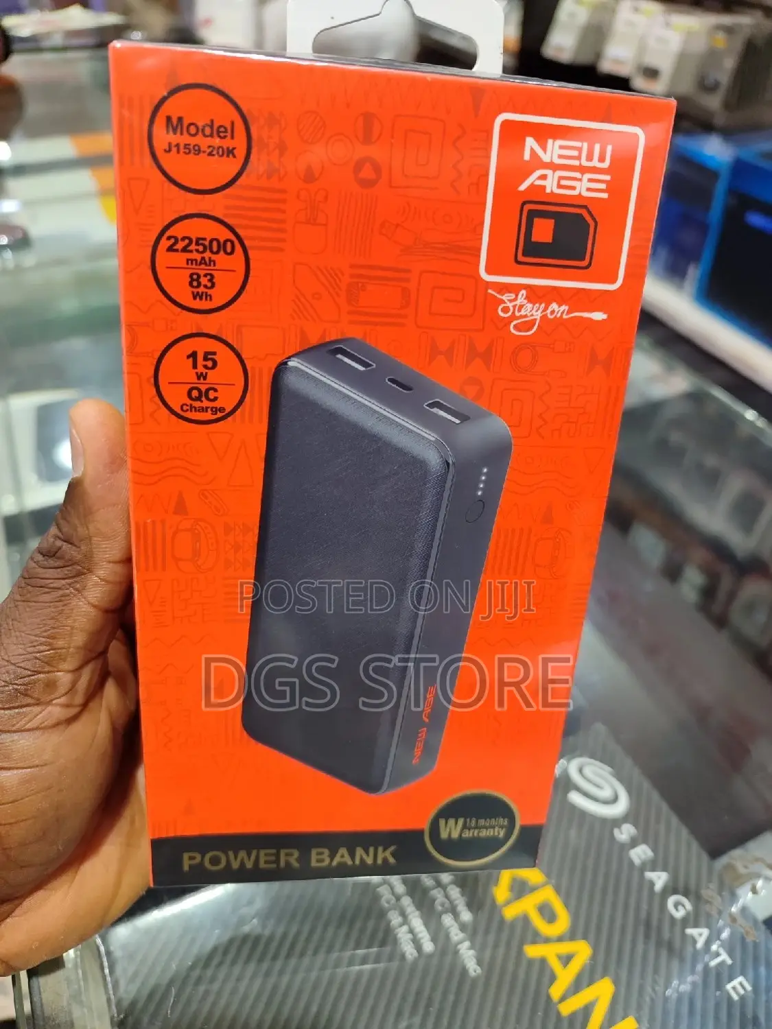 New Age 22,500mah J159 20ks Power Bank