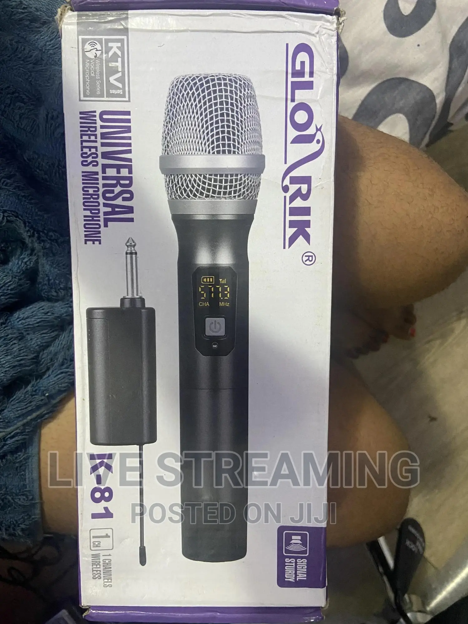 K-81 Glorik Wireless Mic for Singing Live Live Performance