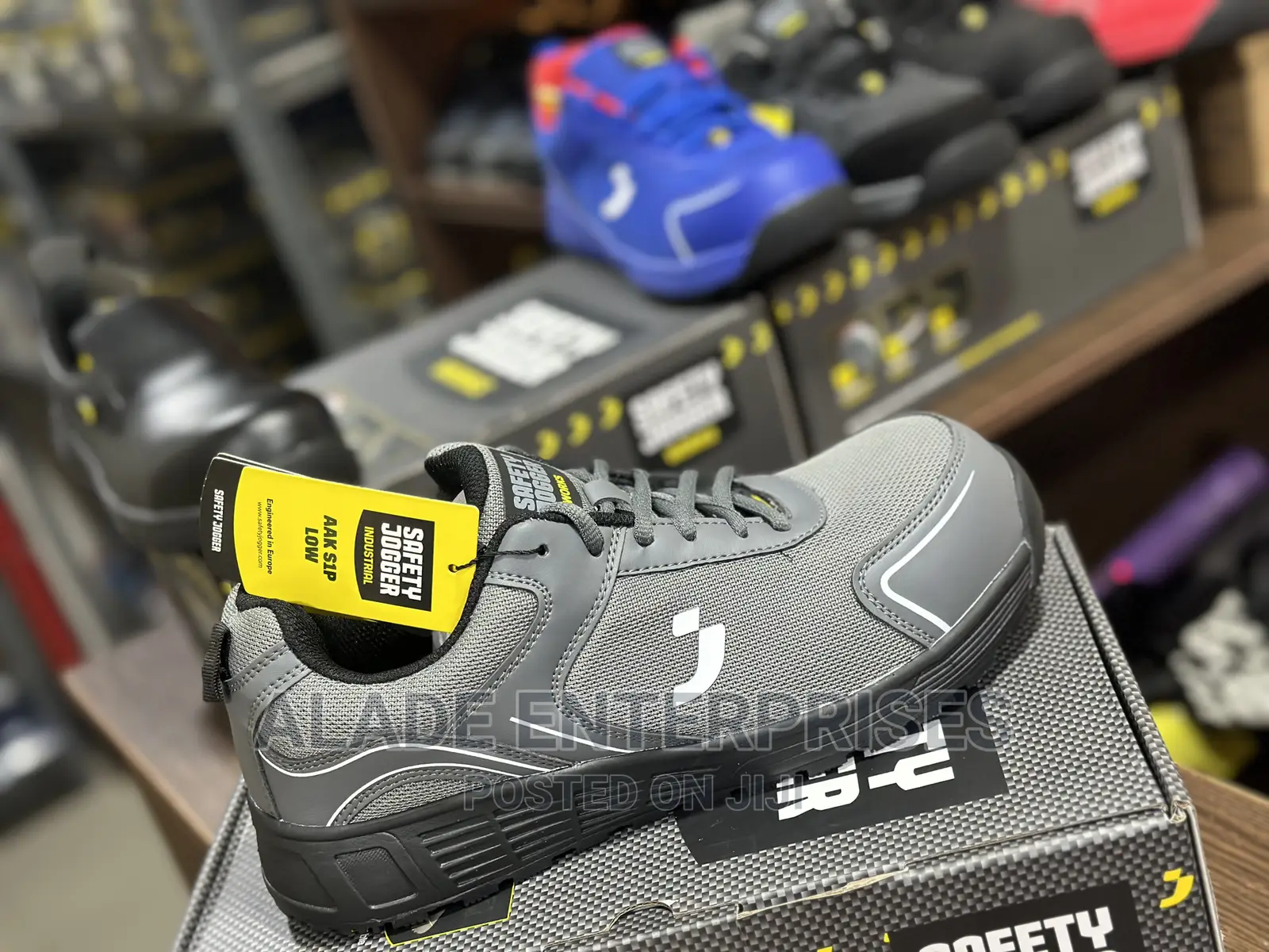Safety Jogger Boot Aak S1p Low Grey