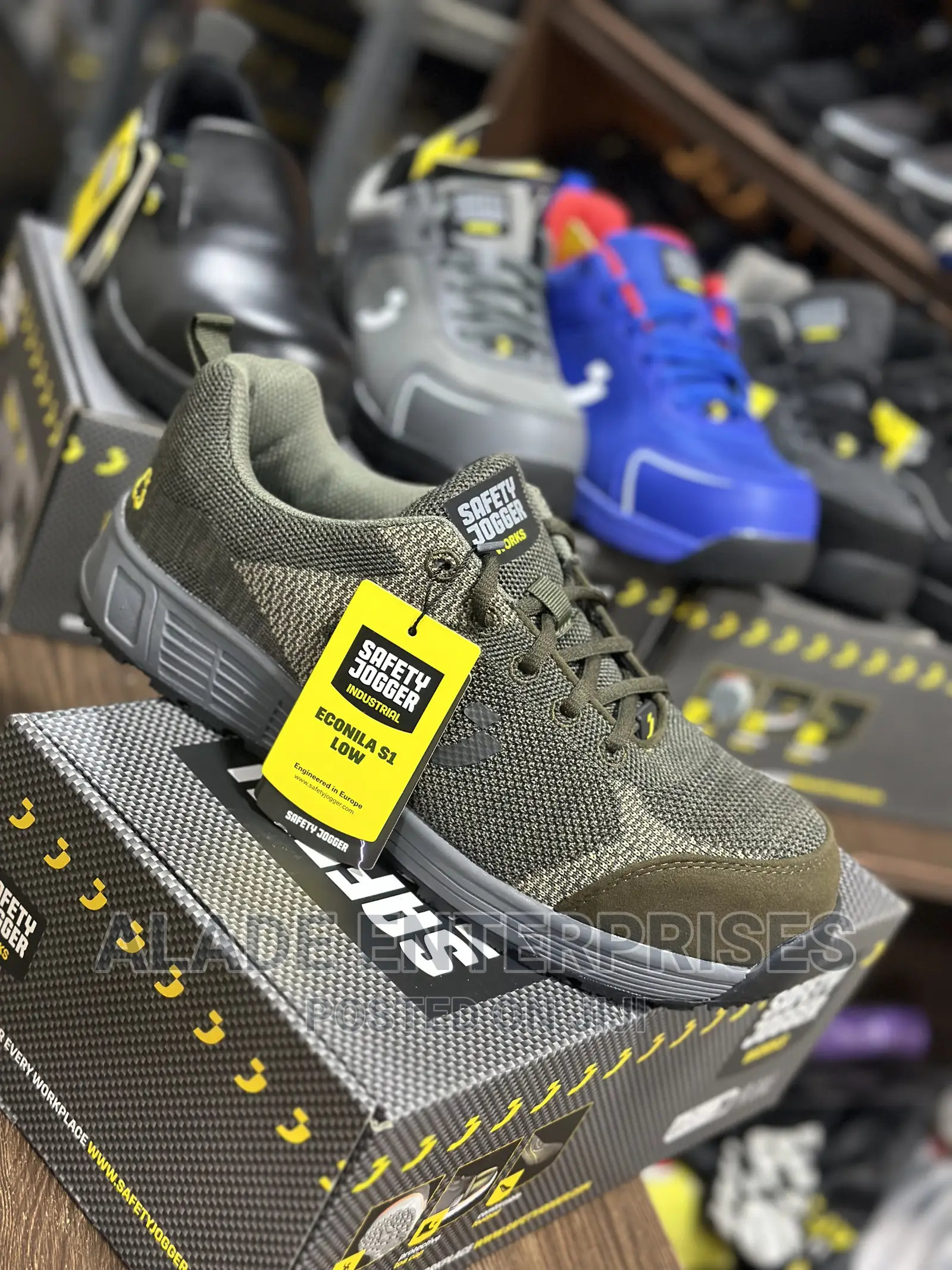 Econila S1 Low Safety Jogger Boot Khaki