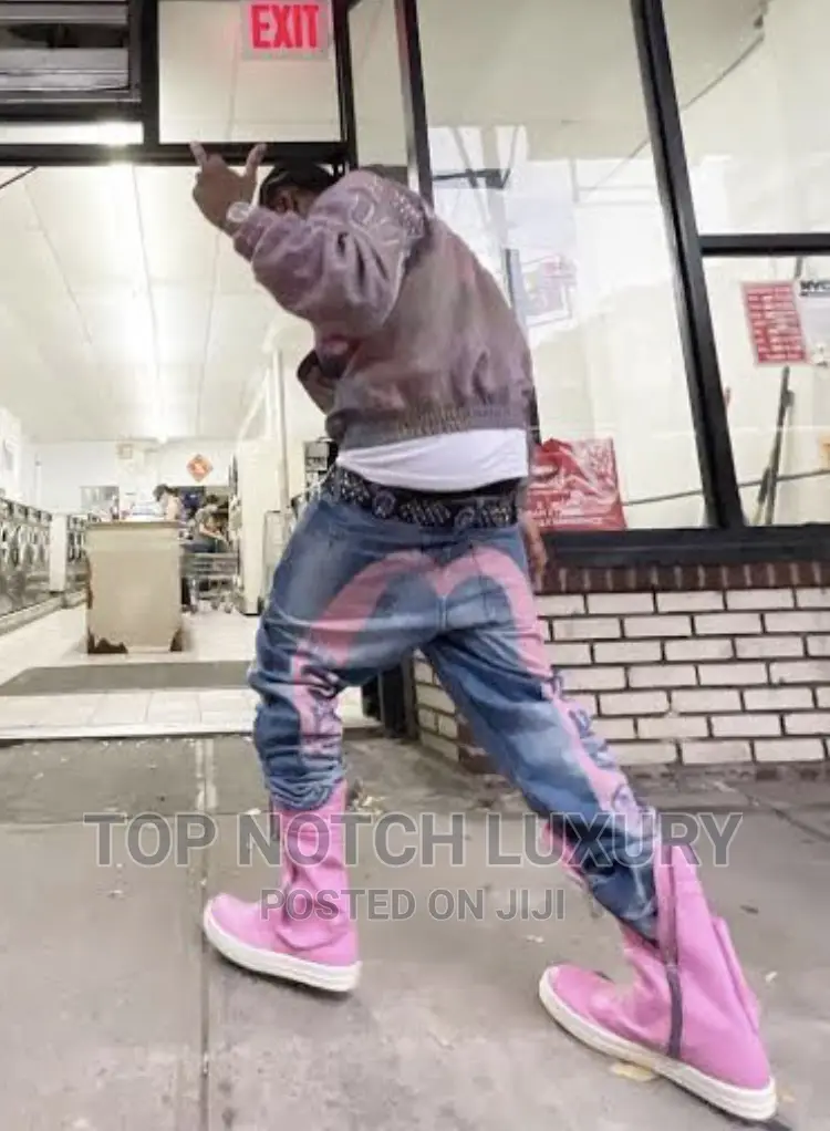 ORIGINAL Rick Owen’S DRKSHDW Pink MEN WOMEN Hi
