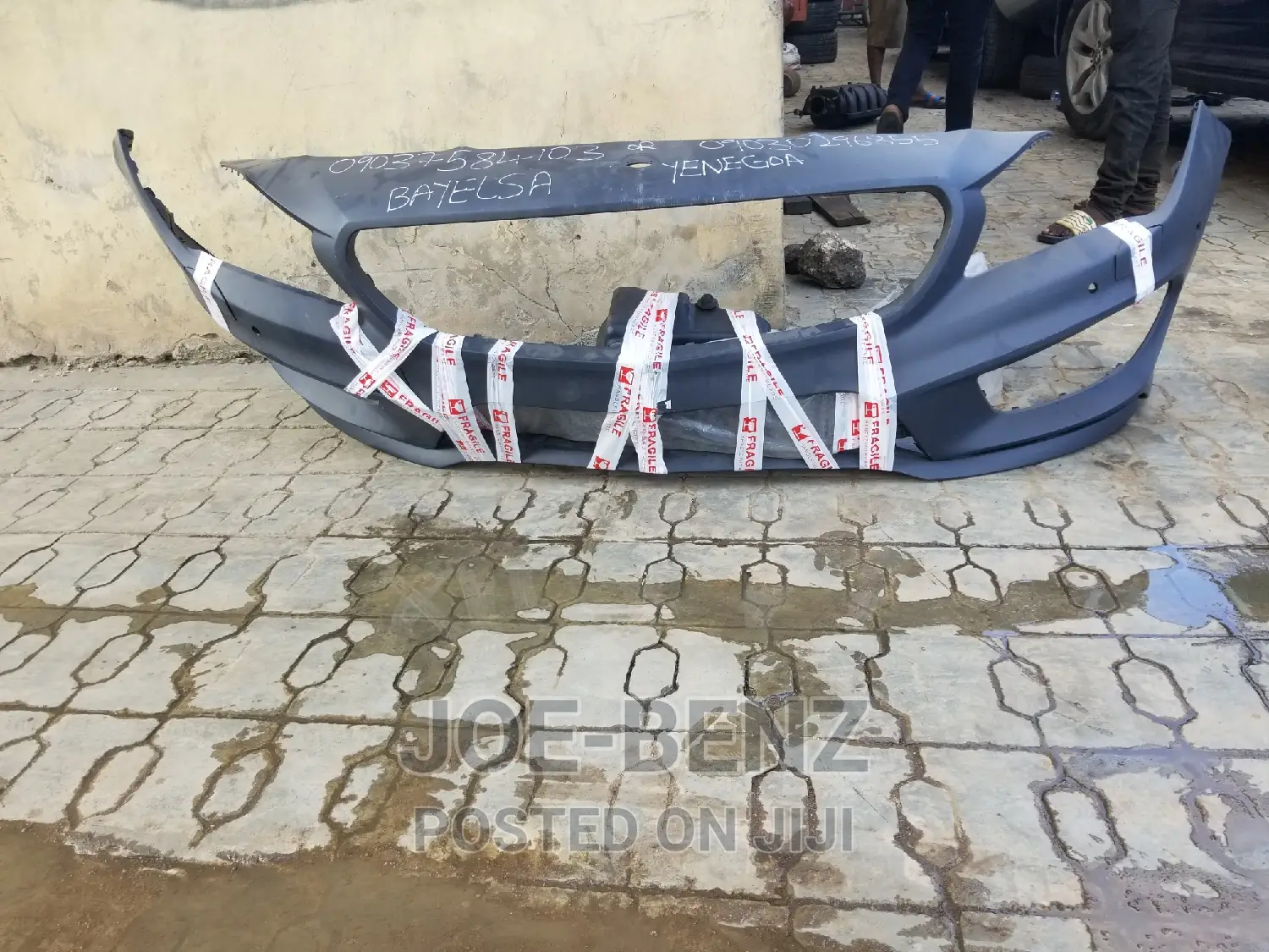 CLA 250 2017 Complete Front Bumper With Accessories
