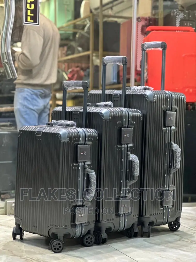 Set of 3 Aluminum Hardshell Luguage Box