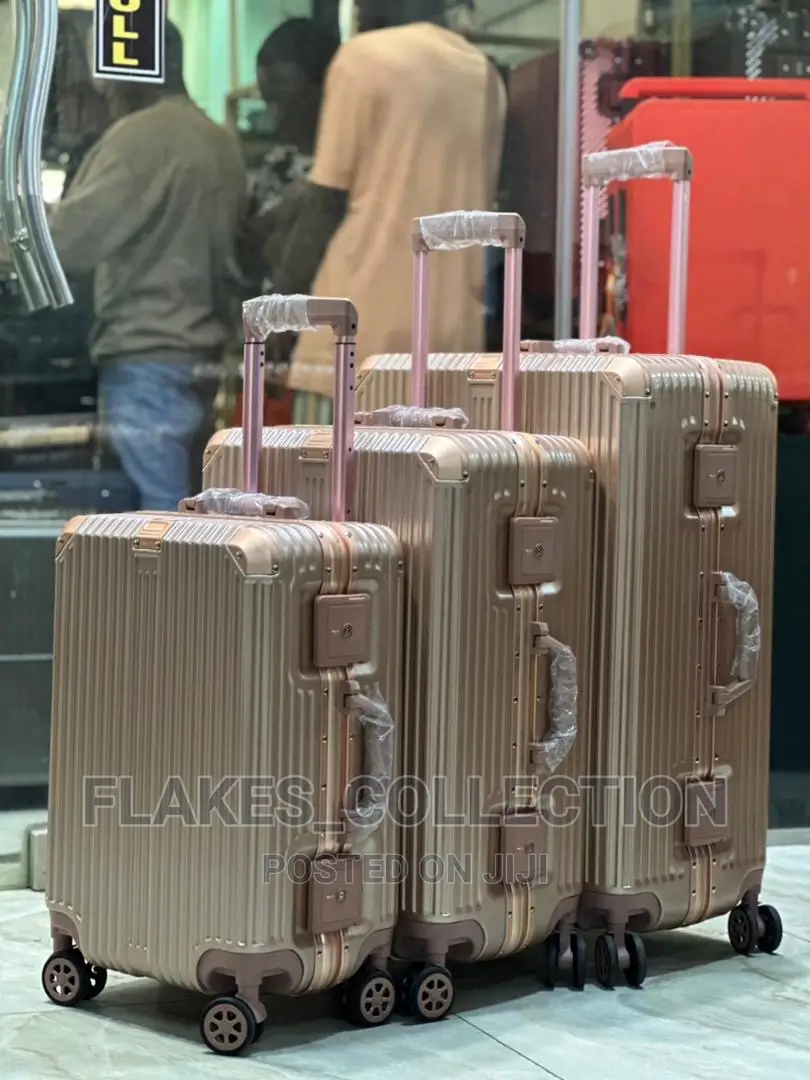 Set of 3 Aluminum Hardshell Luguage Box
