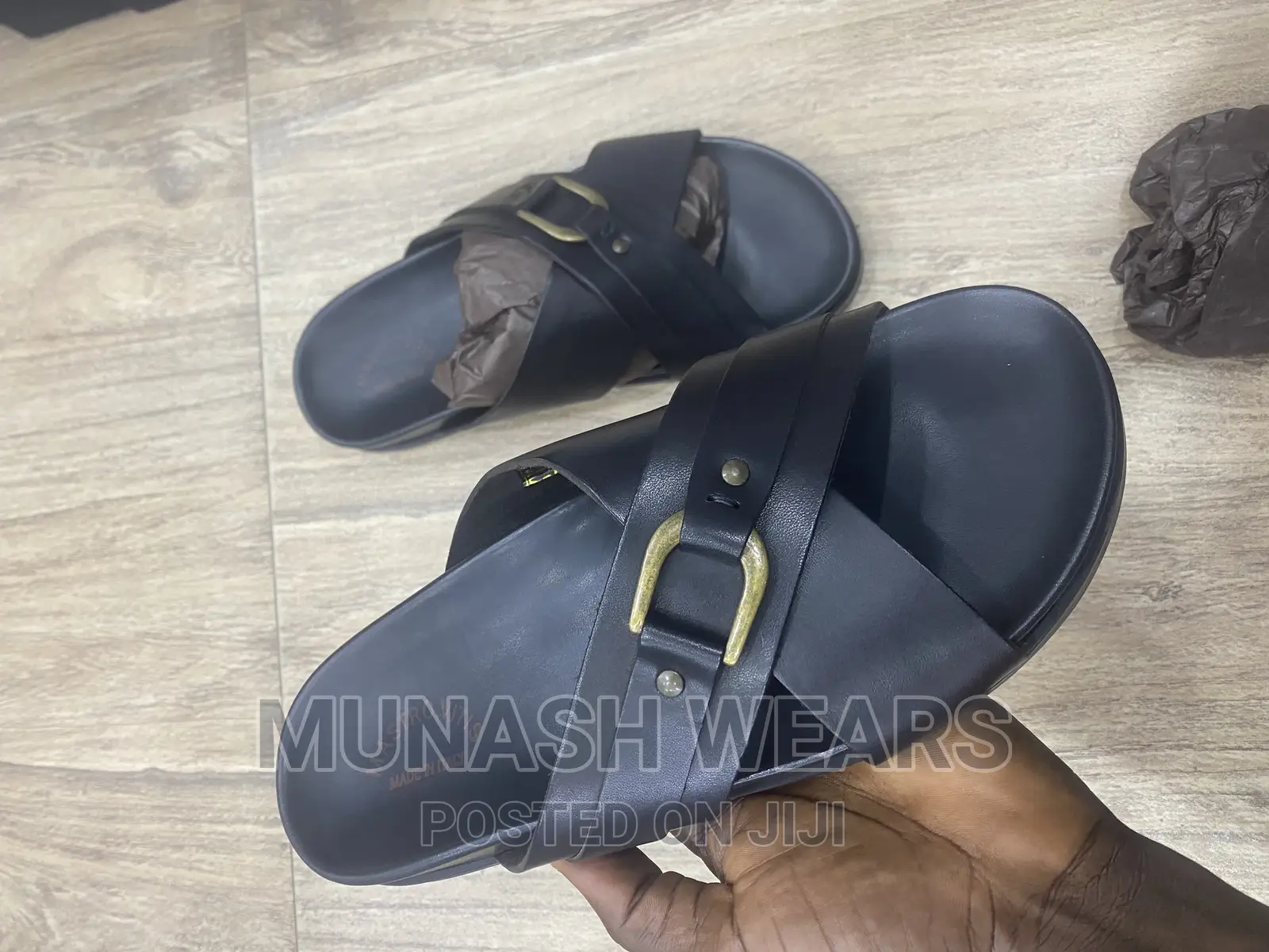Italian Leather Slipers X Sandal