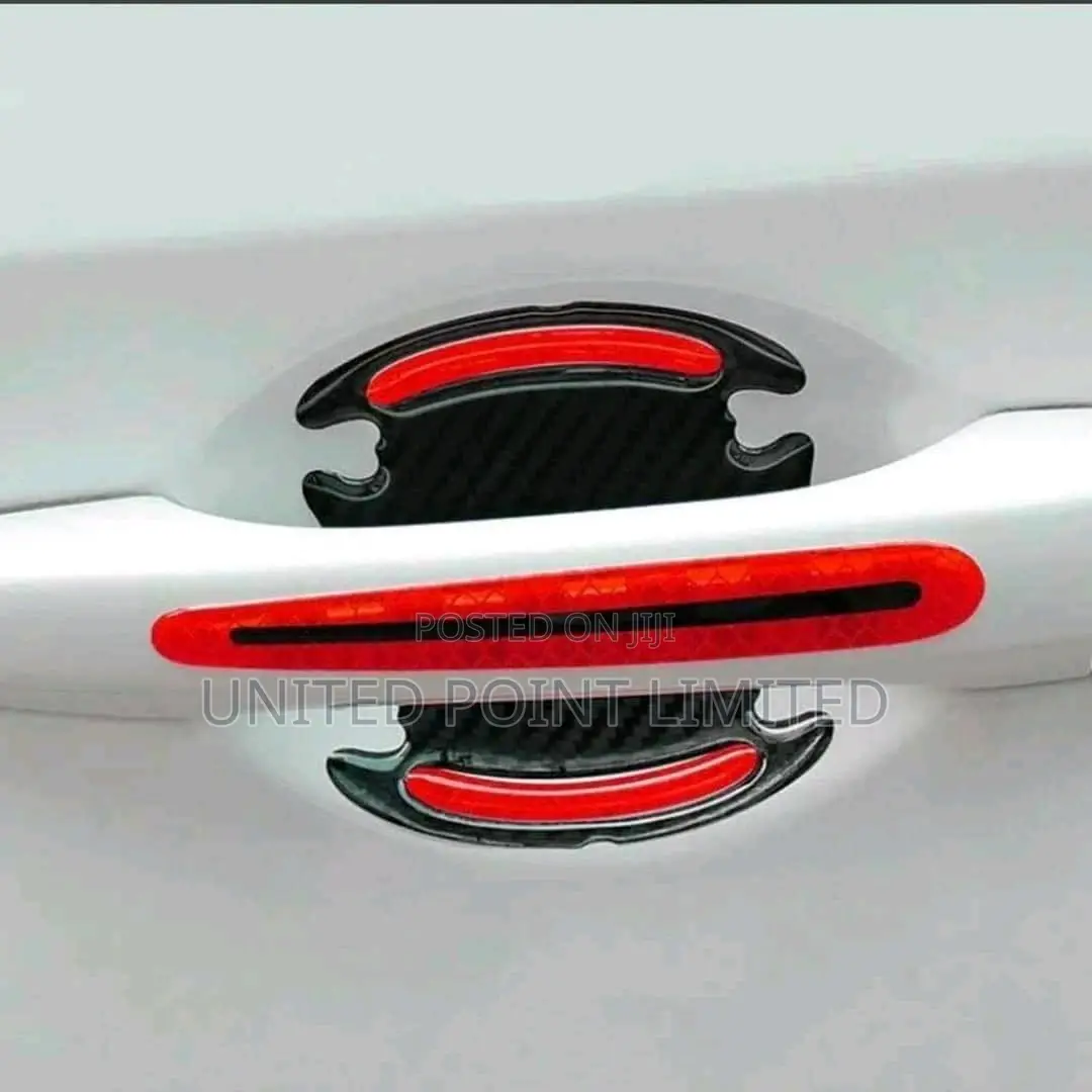 Red Door Handle Reflective Sticker